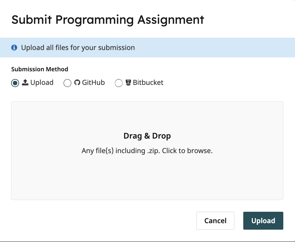 gradescope submit