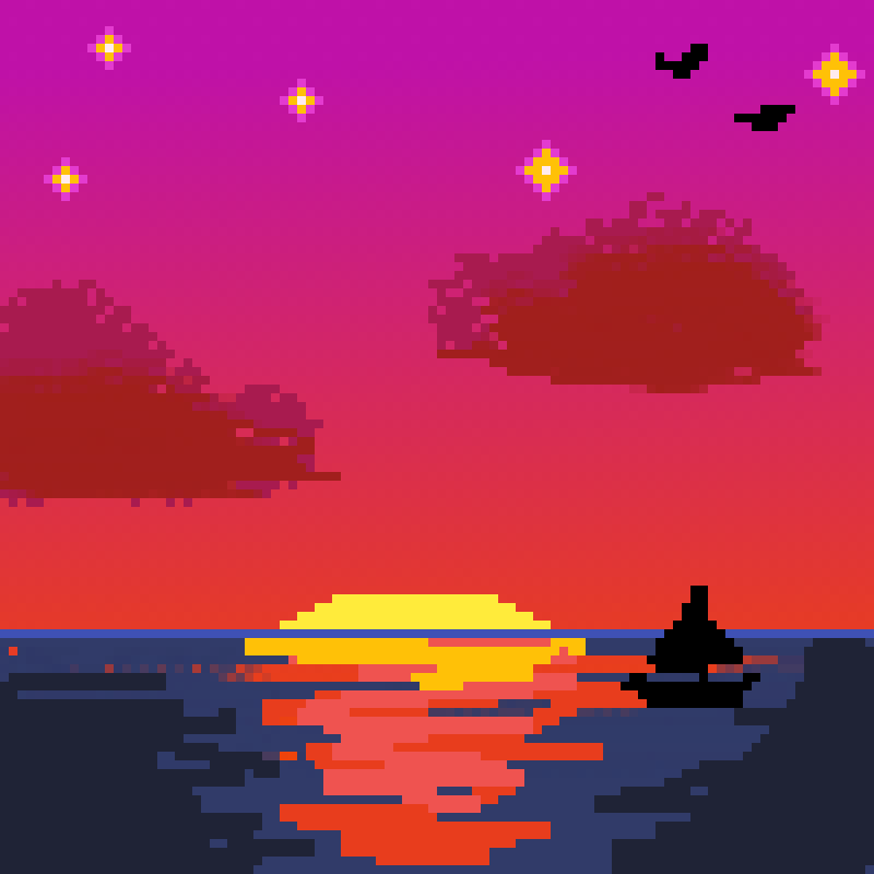 aesthetic sunset