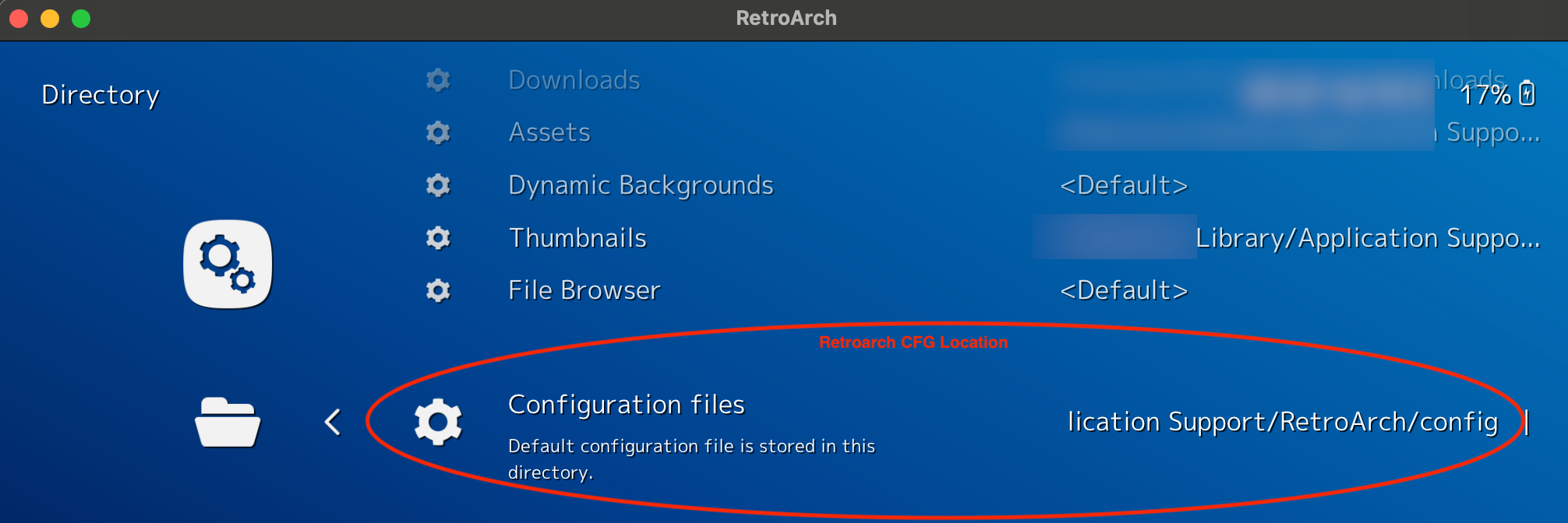 Retroarch CFG Location