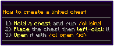 No Linked Chests