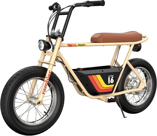 razor-rambler-16-electric-bike-tan-1