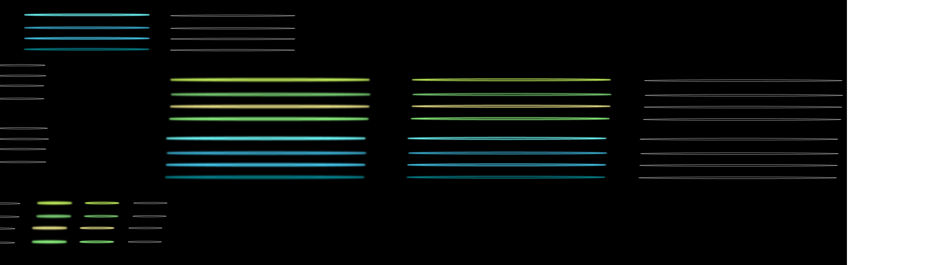 Neon lights before merge