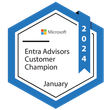 Entra Advisors Customer Champion | January 2024