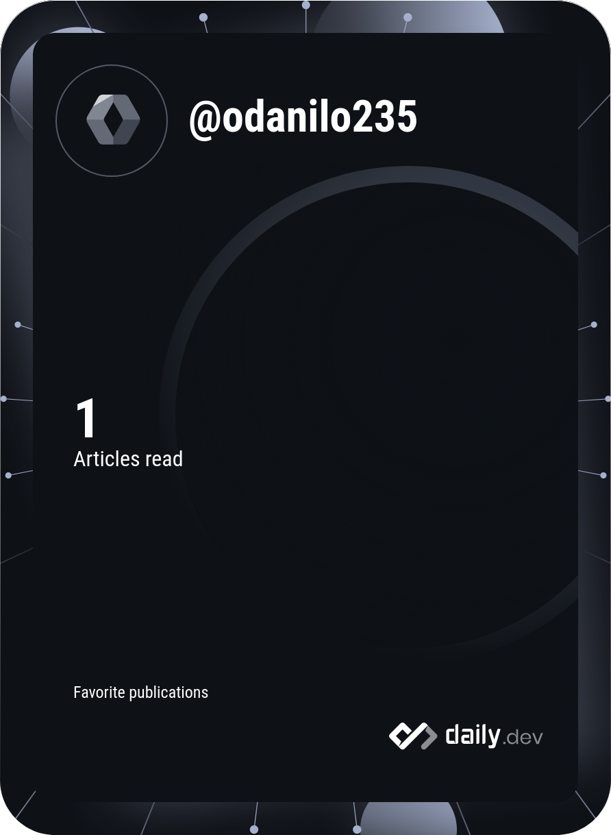 o-danilo's Dev Card