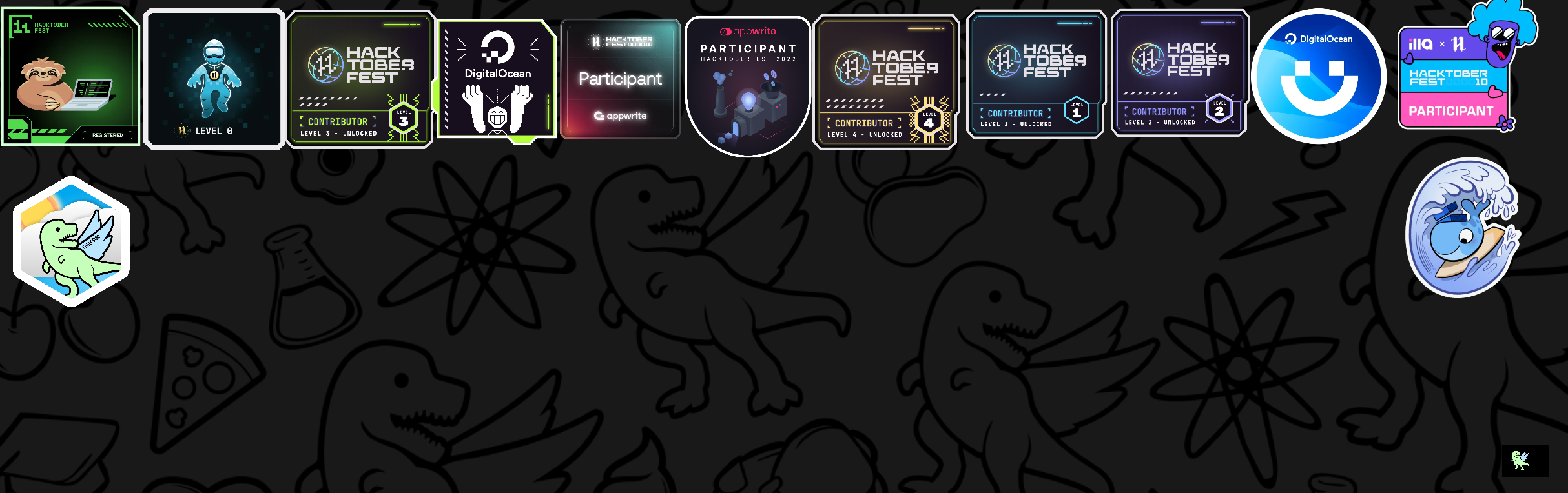 An image of @shubhagarwal54's Holopin badges, which is a link to view their full Holopin profile