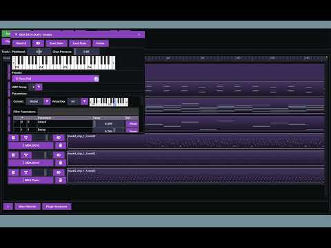 UAPMD music project playback demo