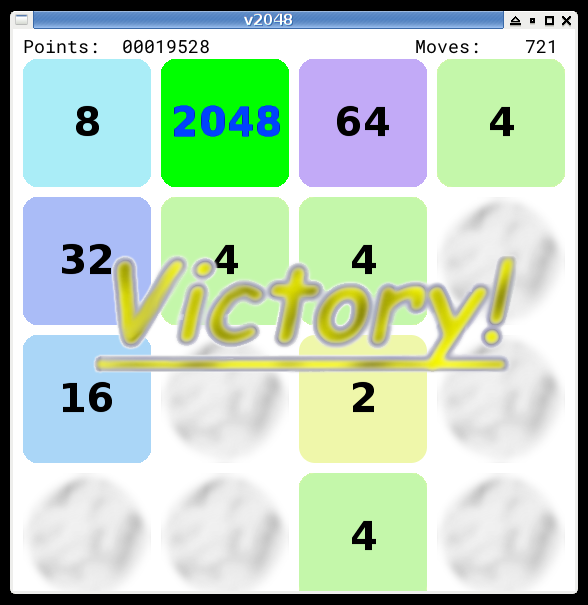 2048 Game Screenshot