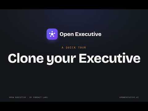 Open Executive demo video