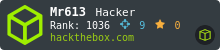 Hack The Box profile