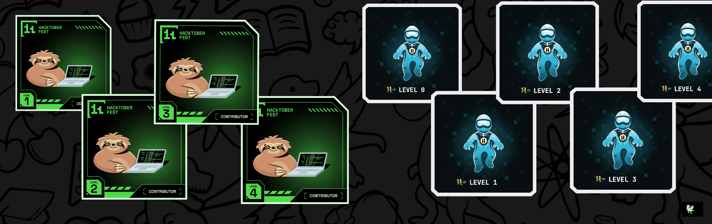 An image of @neel07's Holopin badges, which is a link to view their full Holopin profile