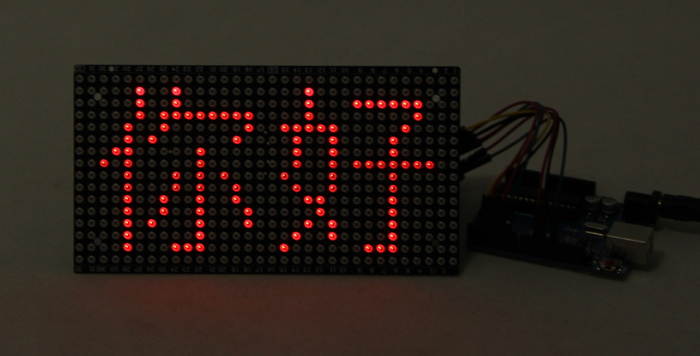 Arduino Led Matrix Library
