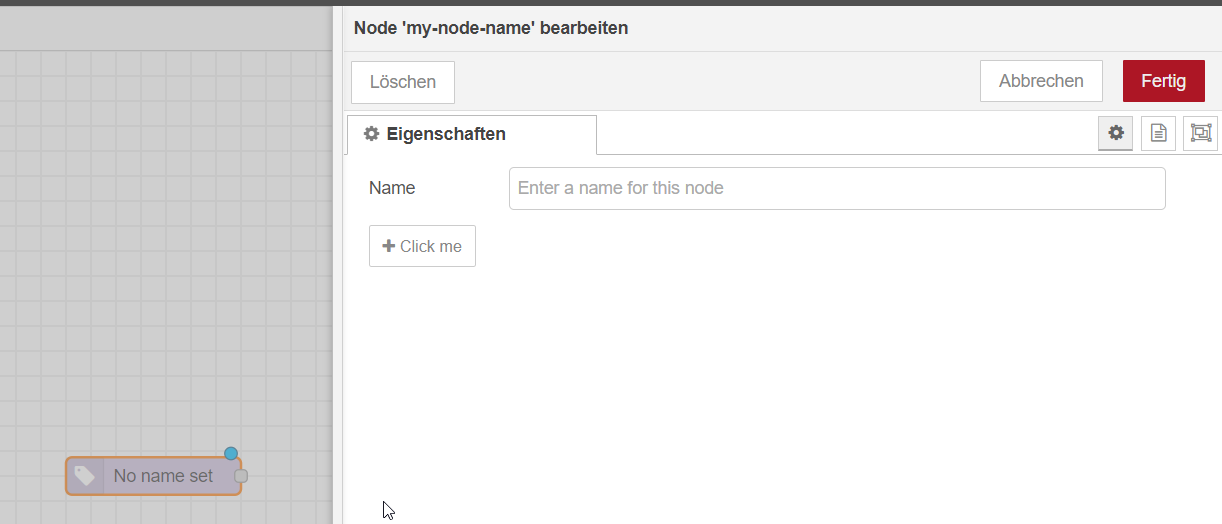 Screenshot of a sample-node.