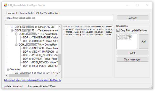 Tester Windows Forms application