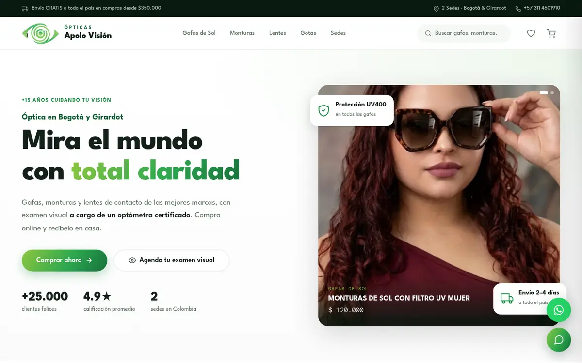 Ópticas Apolo Visión