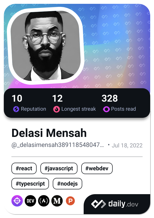 Delasi Mensah's Dev Card