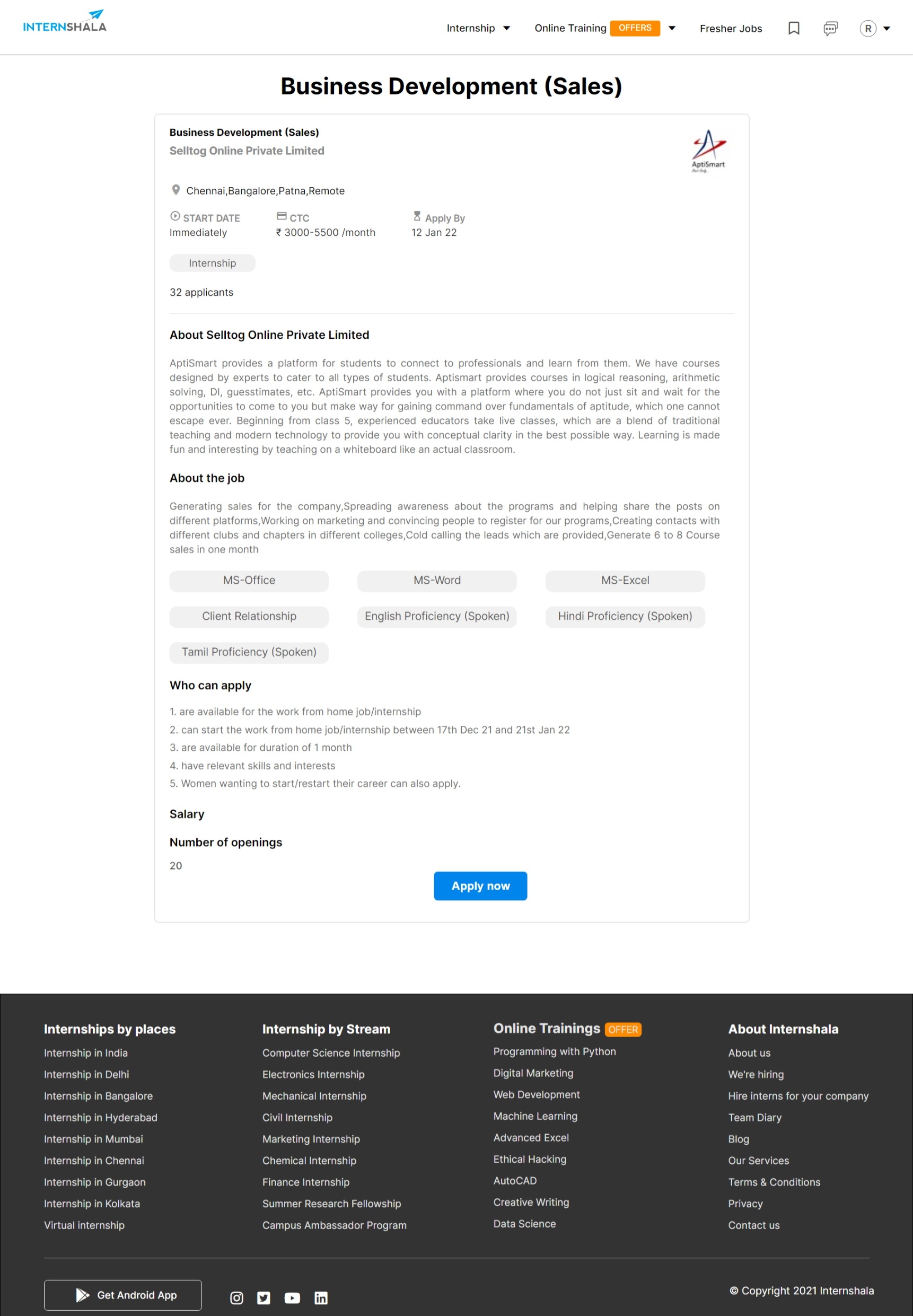 Product Details Page