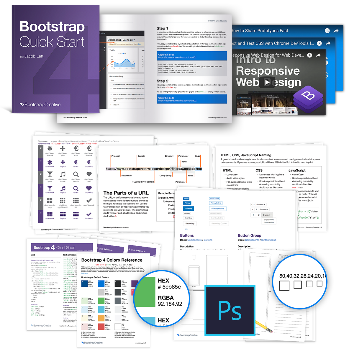 Bootstrap 4 Quick Start Book