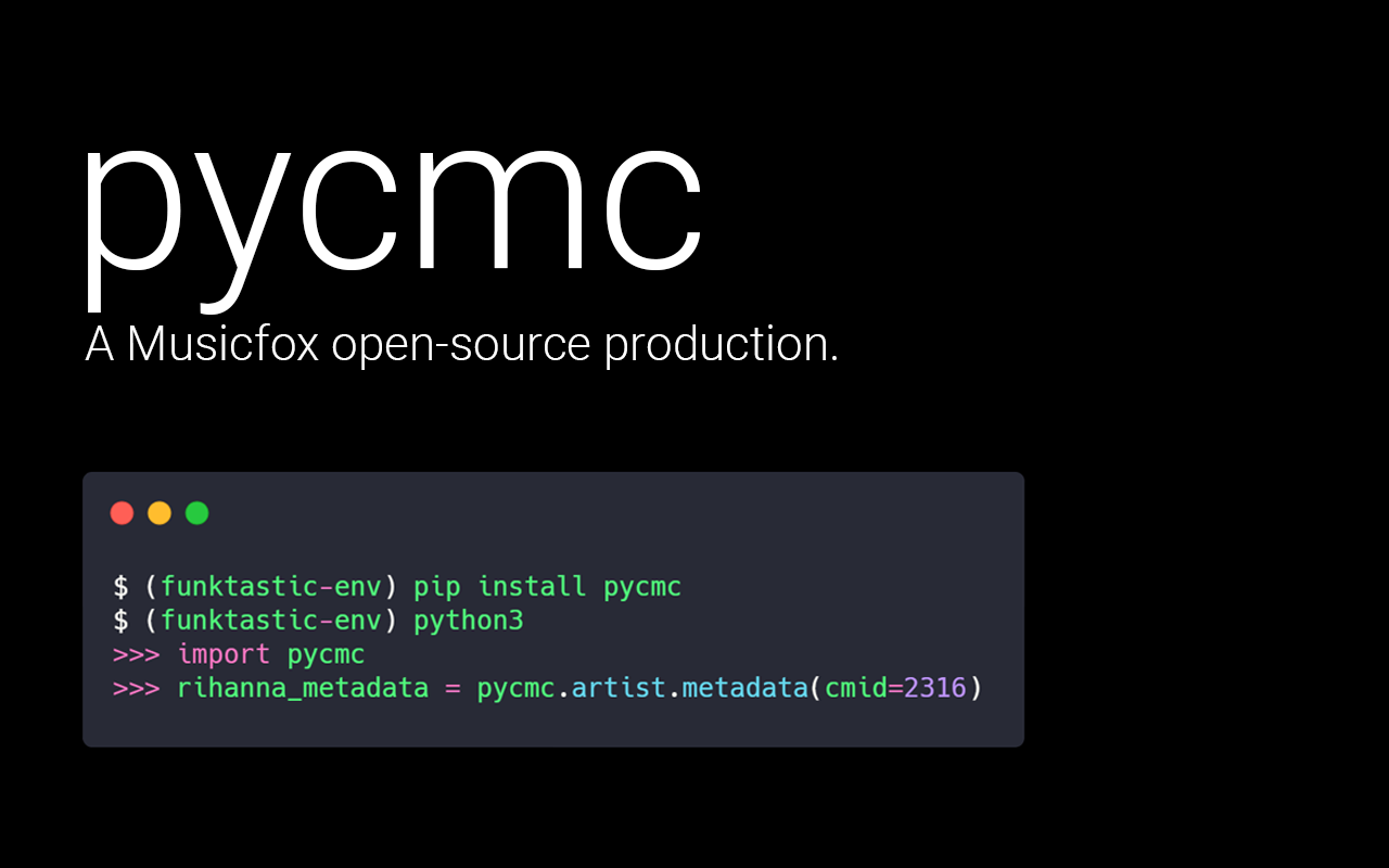 pycmc heading image from Musicfox