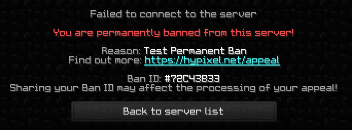 Permanent Ban