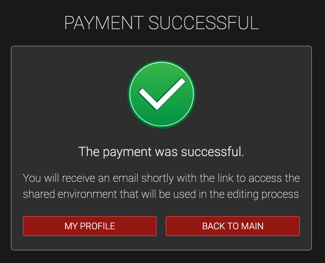 Payment Successful