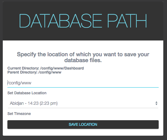 Database Path