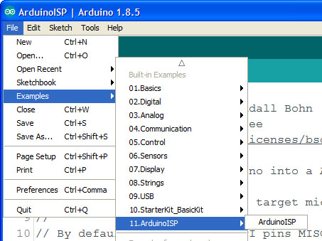 arduinoISP