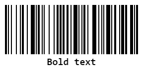 Bold text