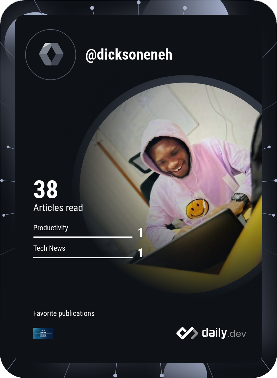 Eneh Dickson's Dev Card