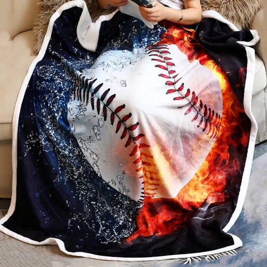 sviuse-baseball-blanket-3d-print-throw-blanket-white-ball-in-fire-and-water-flannel-soft-plush-sport-1