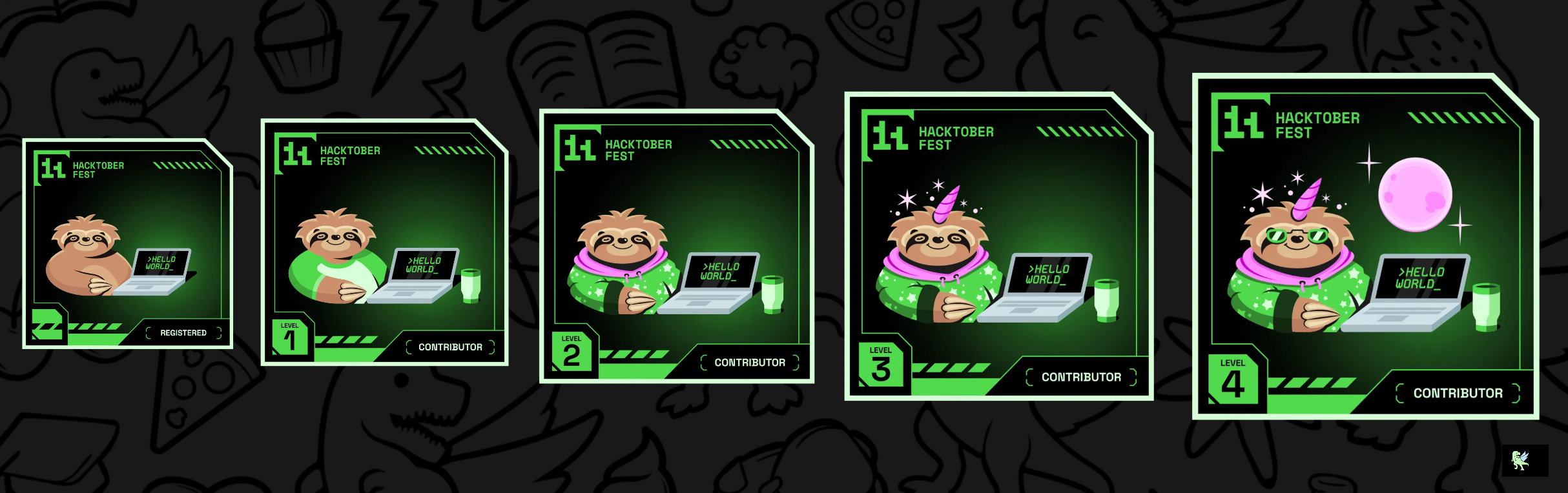 An image of @shivhere007's Holopin badges, which is a link to view their full Holopin profile