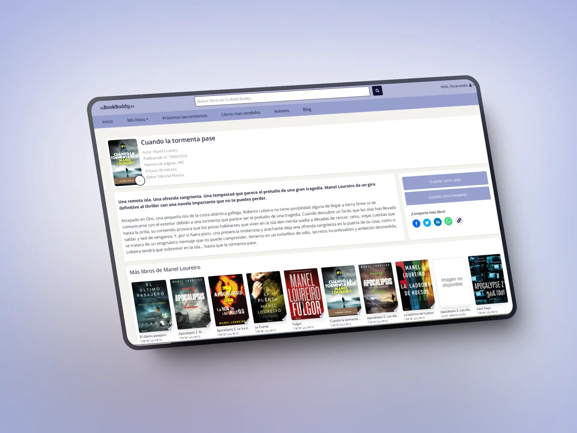 Listas de libros favoritos