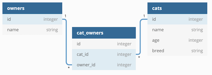 Pets Database ERD