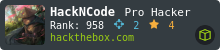 HackTheBox Profile