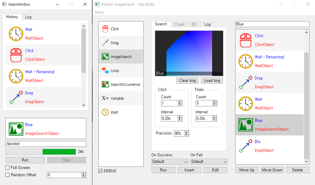 GitHub - jupiterbjy/python-macro-practice: Python GUI macro project ...