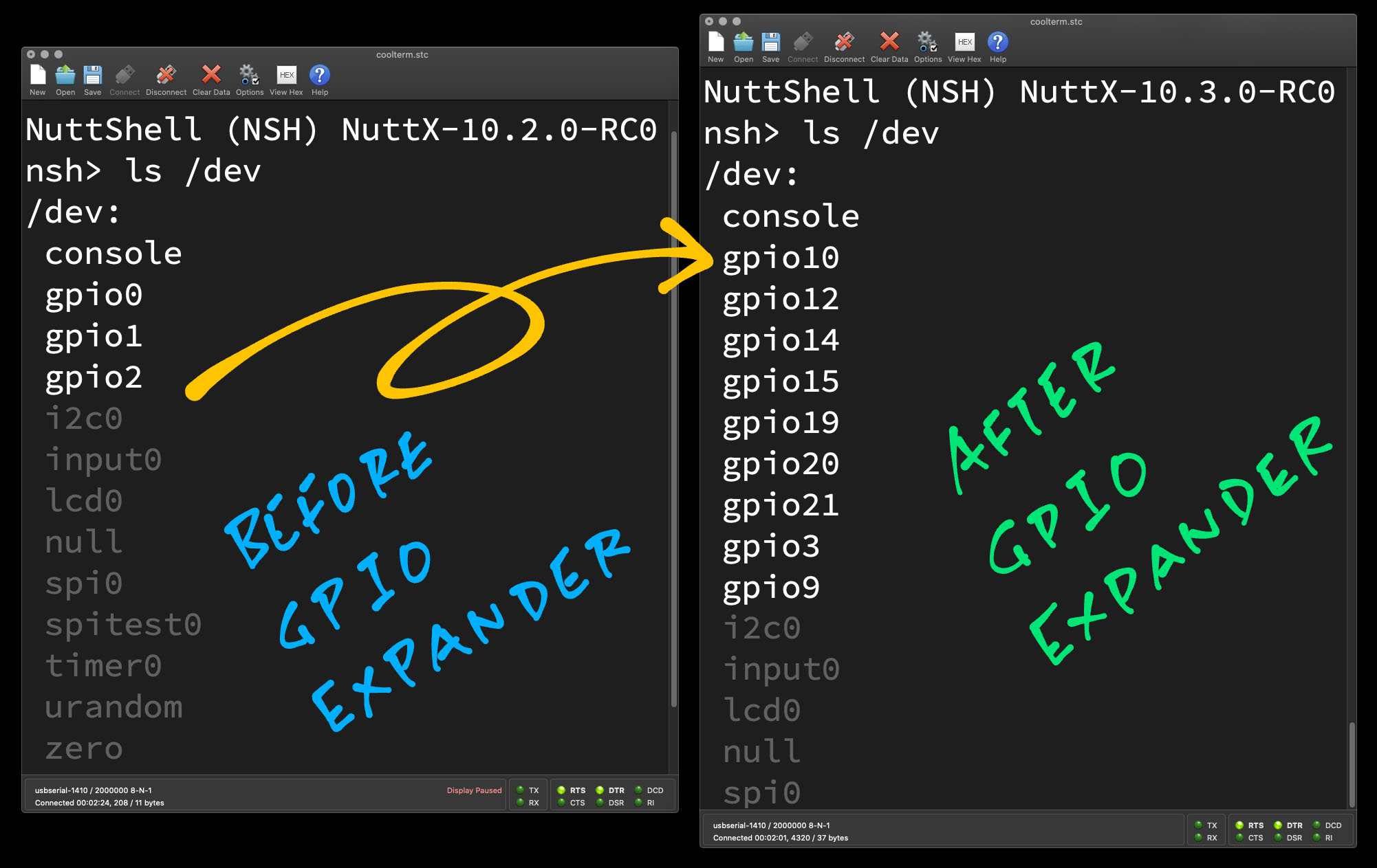 GPIO Expander for BL602 / BL604 on Apache NuttX RTOS