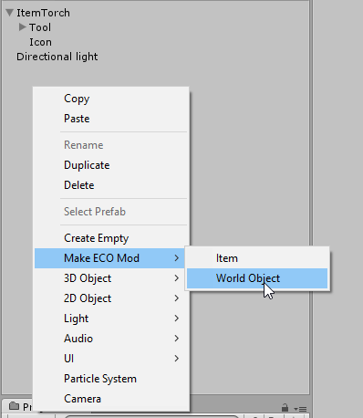 Making a World Object