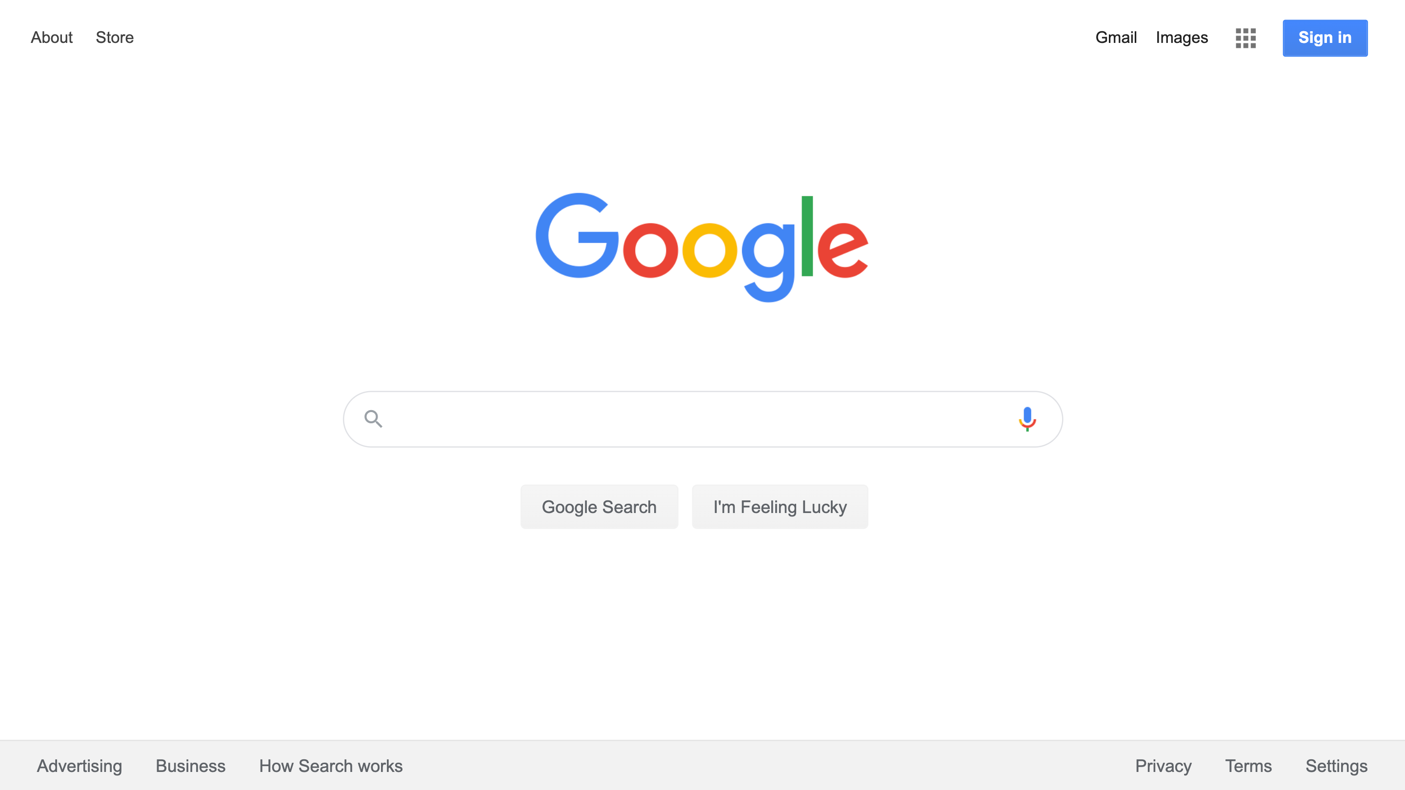 Google Homepage