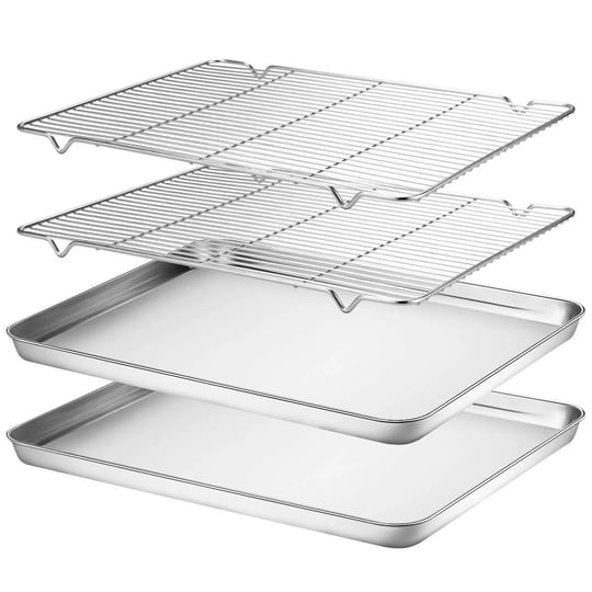 wildone-baking-sheet-rack-set-2-sheets-2-racks-stainless-steel-cookie-pan-with-cooling-rack-size-16--1