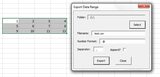 Exporting a range