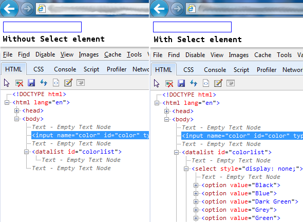 IE9 before and after image