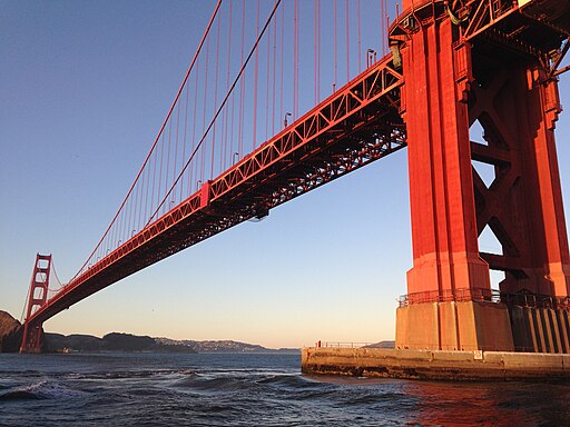 Below Golden Gate Bridge