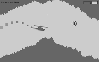 pixel-copter html5 game screenshot