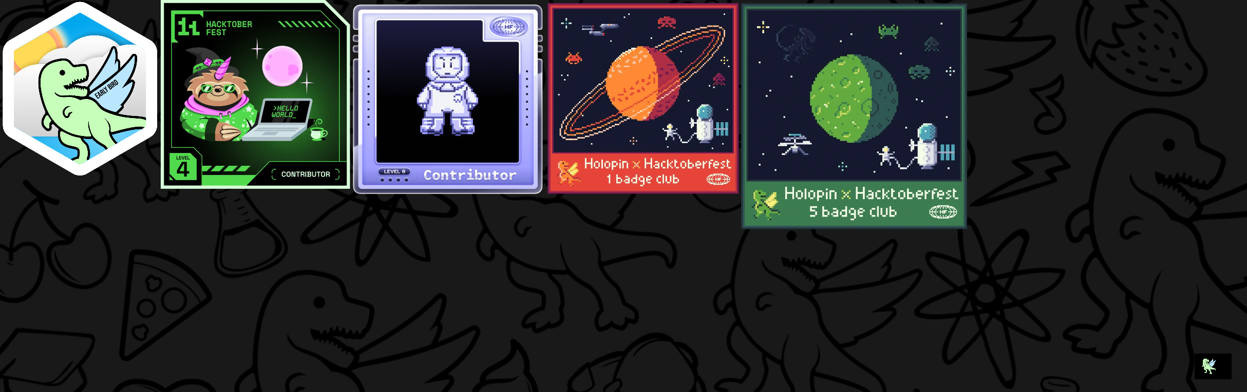 An image of @venelouis's Holopin badges, which is a link to view their full Holopin profile