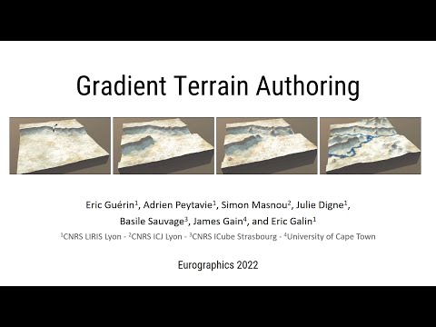 Gradient Terrain Authoring Video