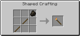 Firerod Crafting Recipe Charcoal