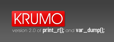 KRUMO - version 2.0 of print_r(); and var_dump();