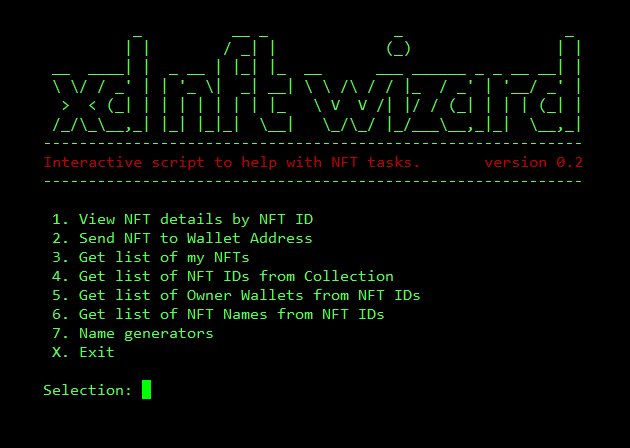 xd nft wizard