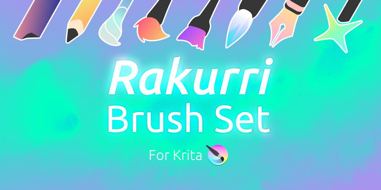 Rakurri Brush Set Banner