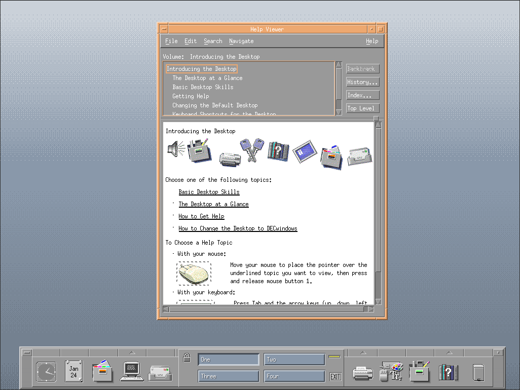 OpenVMS 8.4 desktop