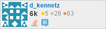 profile for d_kennetz on Stack Exchange, a network of free, community-driven Q&A sites